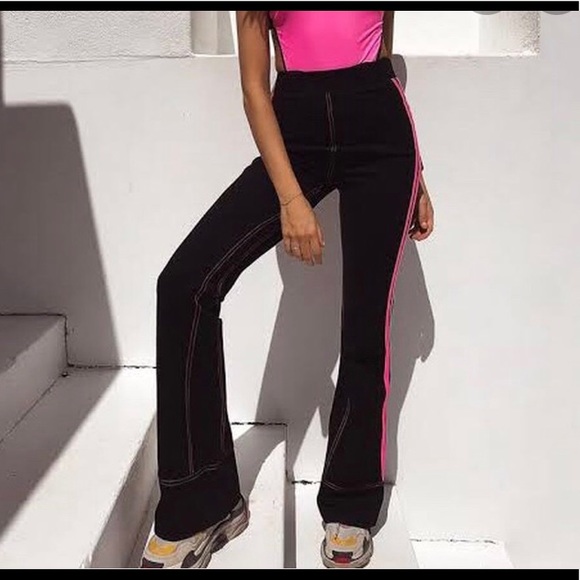 I.AM.GIA Astrid pink&black pants - Picture 1 of 8